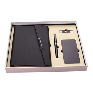 A5 Business Card Box Keychain Notepad set Notebook Gift Set