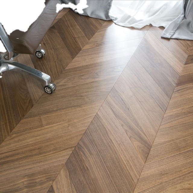 Teak Oak Parquet Massif Grey Chevron wood Solid Flooring