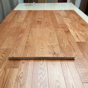 Solid Butterscotch Color White Oak Hardwood  Timber Solid Wood Flooring