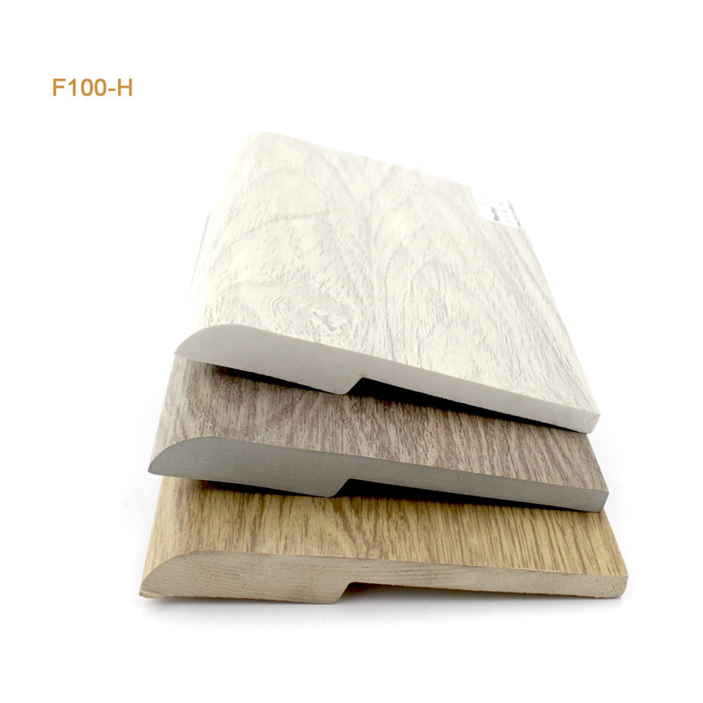 RT-F100-H, Residential wall and floor plastic skirting board, pvc wall base For Home Furniture Decoration