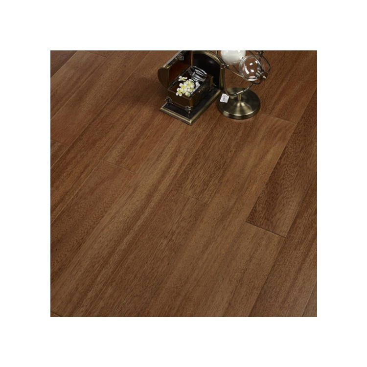 Solid Golden Teak Wood Floor  Indoor Usage Oil Brushed Finish