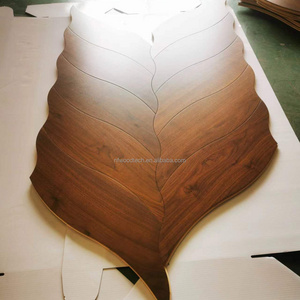 Unique Walnut Leaf Design Solid Parquet Prices Wood Floor Bedroom Tiles