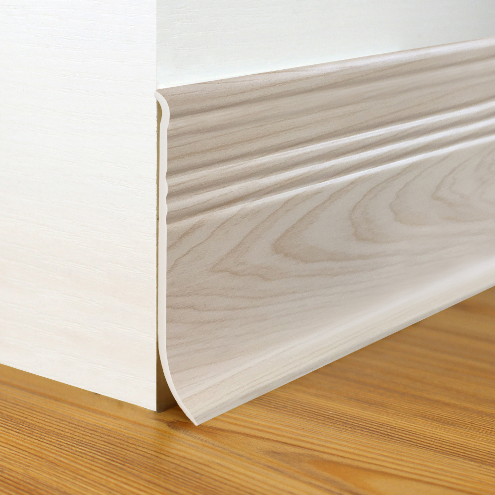 2022 hot sales PVC high foam baseboard moulding skirting board