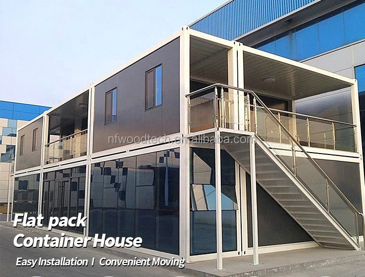 Waterproof prefabricated Easily Assembled Eco Friendly  Houses Portable Mobile Prefab House Container