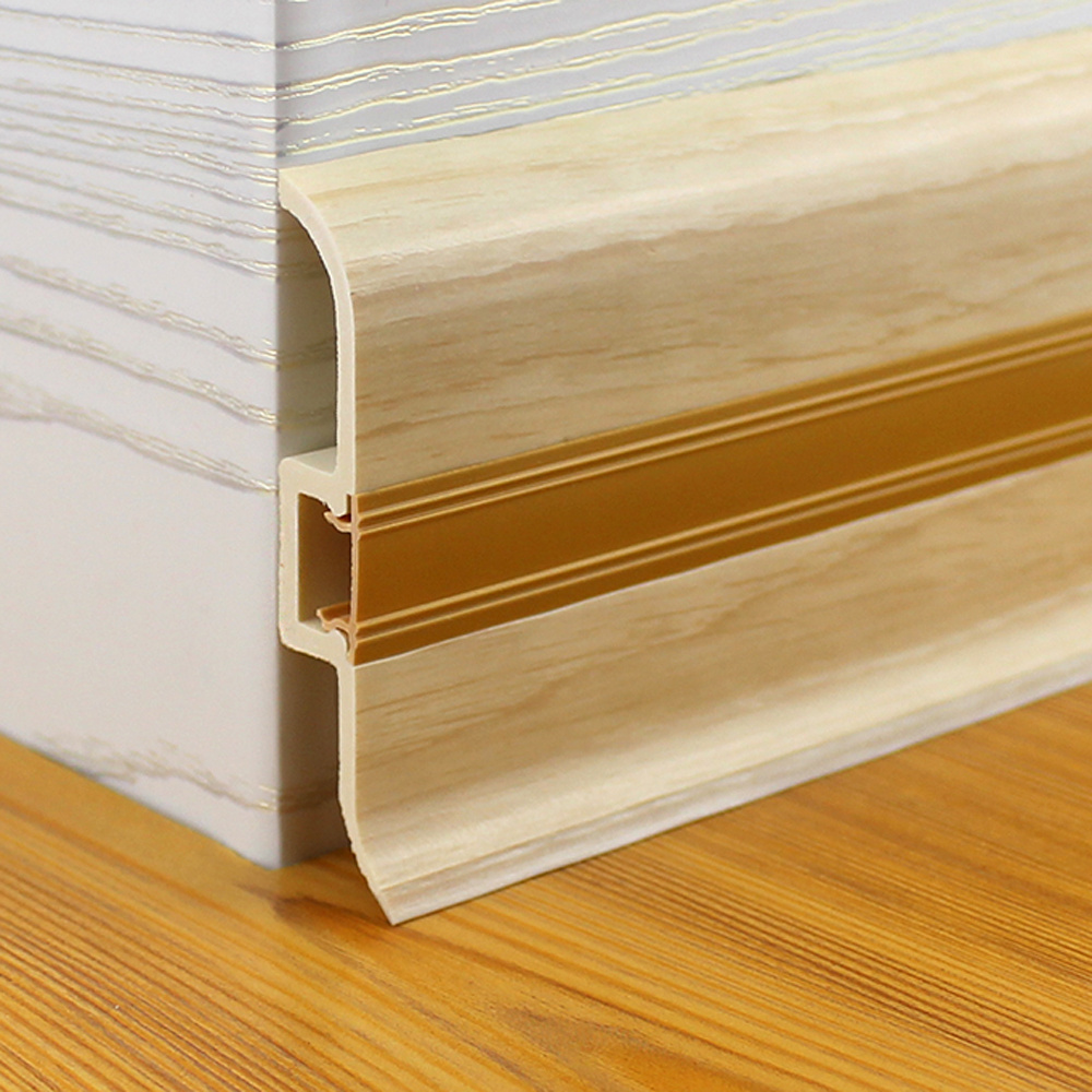 2022 hot sales PVC high foam baseboard moulding skirting board