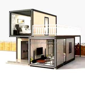 Waterproof prefabricated Easily Assembled Eco Friendly  Houses Portable Mobile Prefab House Container