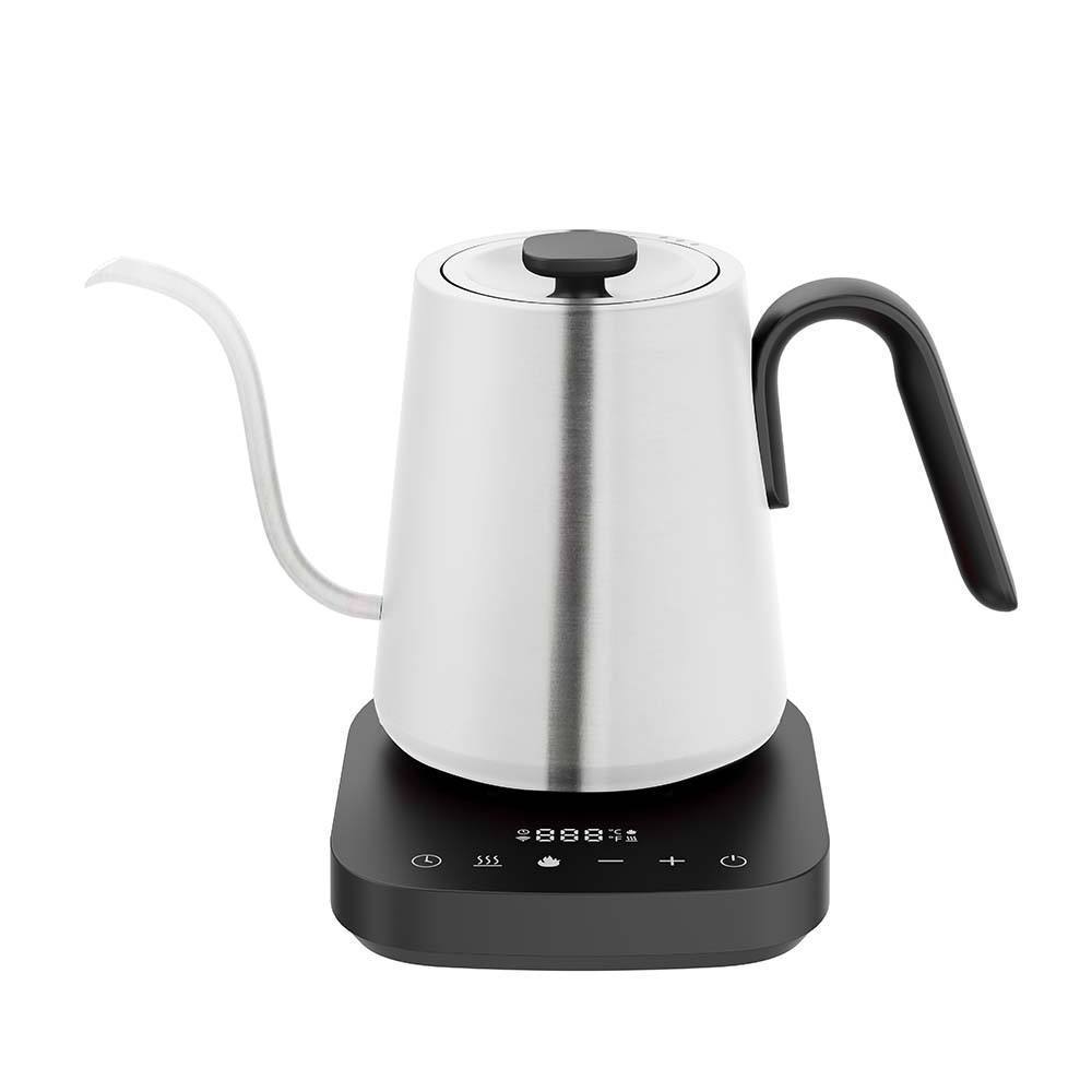 800mL Goose Neck Stainless Steel Kettle Black Digital Smart Pour Over Coffee Tea Temperature Control Gooseneck Electric Kettle