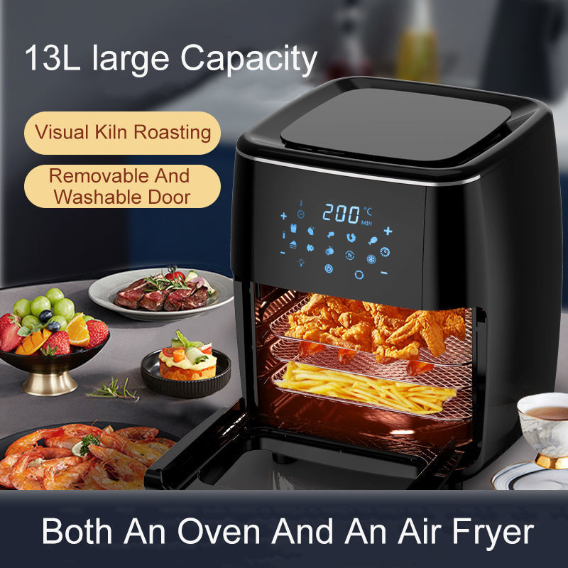 13L Large Capacity Air Fryer Oven Oil-free Deep Fryer Multi-function Smart Kitchen Appliance Digital Air Fryer Toaster