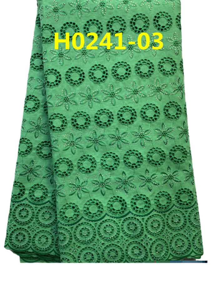 Moving Selling African Cotton Dry Lace Fabric with Stones Newest Swiss Voile Lace Fabric for Women Party Dresses