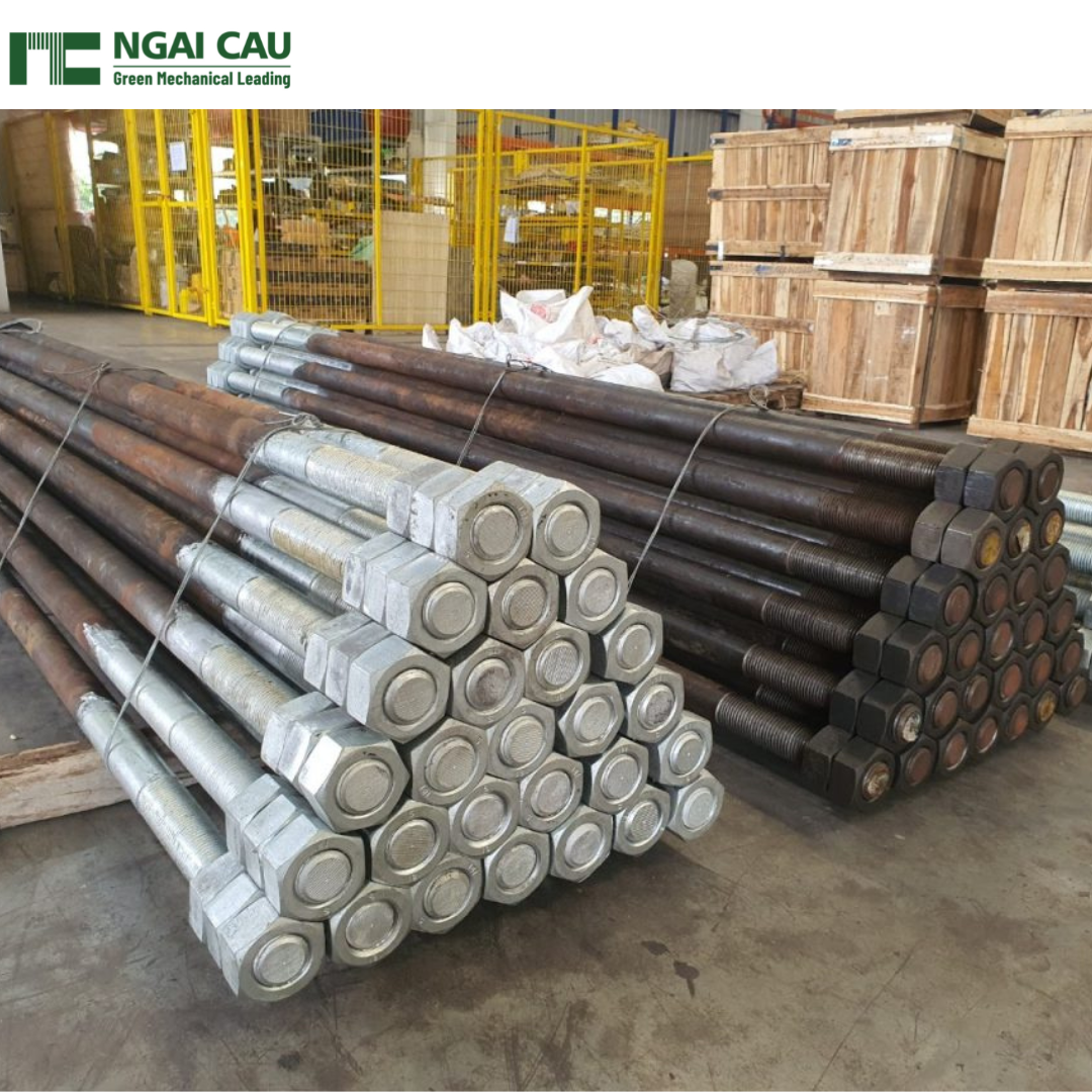 Made In Vietnam New Arrival Steel Galvanized Screw Piles Foundation Screw Anchors Galvanized Bolt High Tensile Bolts