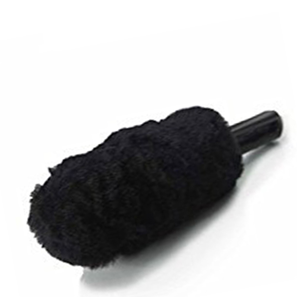 Wheel Brush Woolies 100% Lambswool Brushes for Car Rims with Rubber Grip