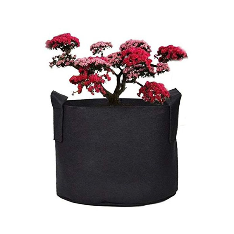 1/3 / 5 / 7 / 10 / 15 / 20 / 25 / 45 / 60 Gallon Felt Fabric Grow Pot Grow Bag for trees or flower