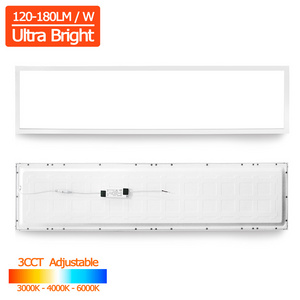 3CCT Adjustable Dimming 40W 48W Panel Lights LED 36W Ceiling Surface Mounted Flat 30x120 2x4 Back-Lit 3 Color Panel LED