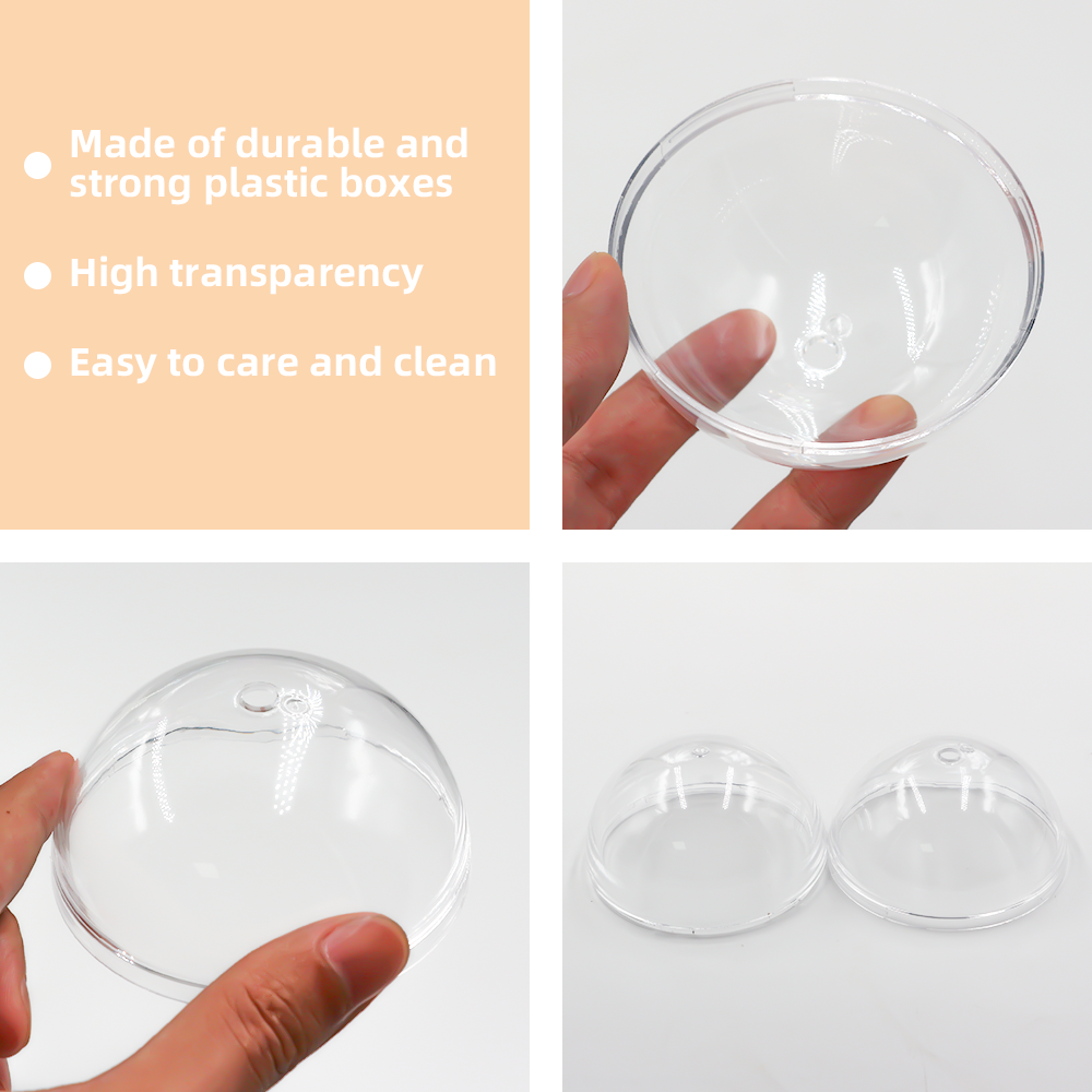 Yongli Top opening Acrylic Sphere Clear Hollow Spheres Large Plastic Ball Transparent