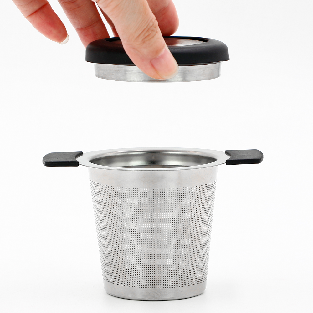 18/8 Stainless Steel Fine Mesh Tea Infuser Double Handles Tea Strainer