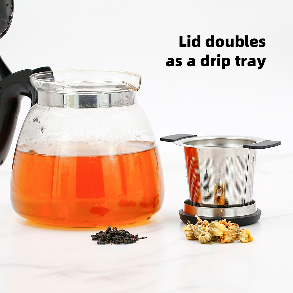 18/8 Stainless Steel Fine Mesh Tea Infuser Double Handles Tea Strainer