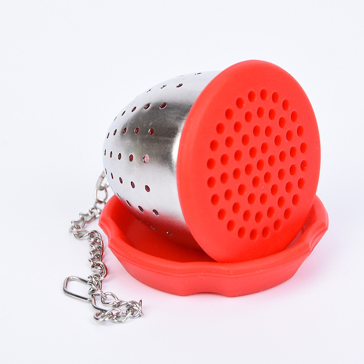 Yongli Tea Infuser Loose Leaf Tea Steeper Silicone With Stainless Steel Strainer Ball