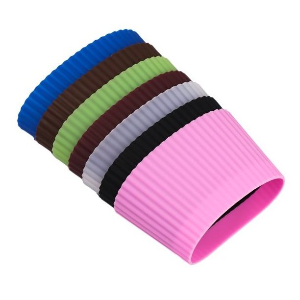 Yongli Bpa Free Keep Warm Custom Printing Reusable Silicone Cup Band Coffee Cup Sleeve Coffee Holder