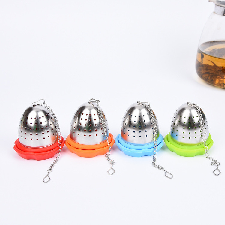 Yongli Tea Infuser Loose Leaf Tea Steeper Silicone With Stainless Steel Strainer Ball