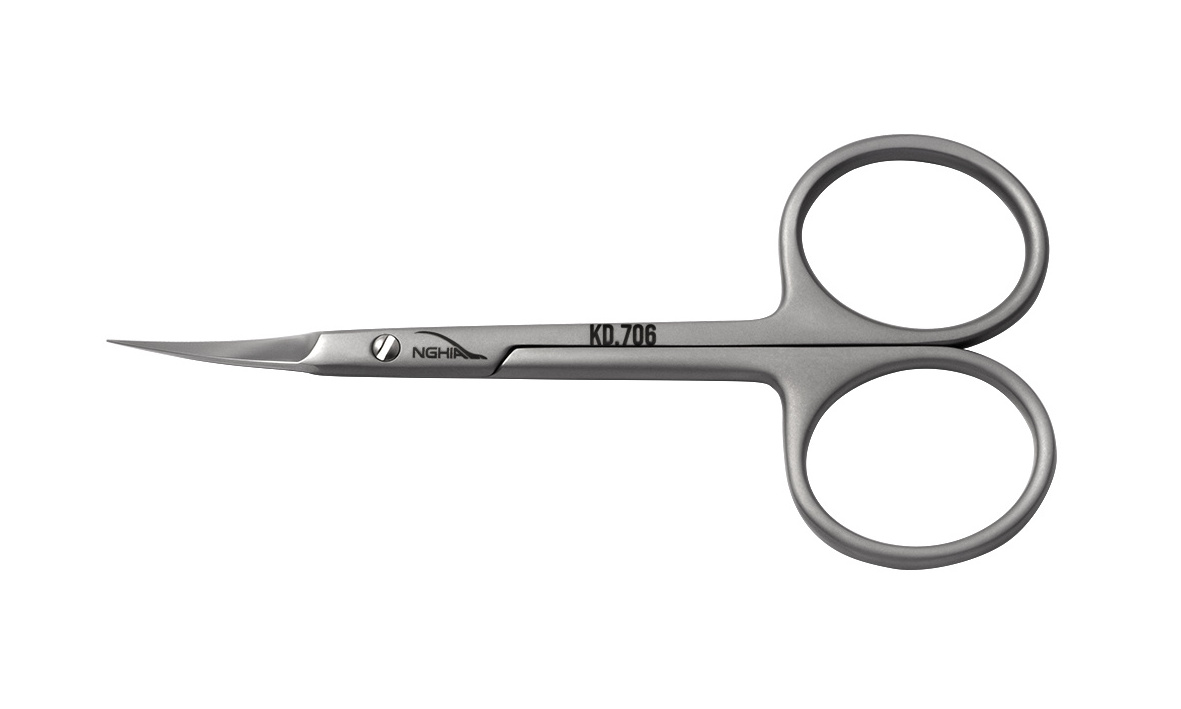 Vietnam KD-706 Best Selling Professional Cuticle Scissors Export OEM Customized Manicure Scissors Stainless Steel Curved Blades