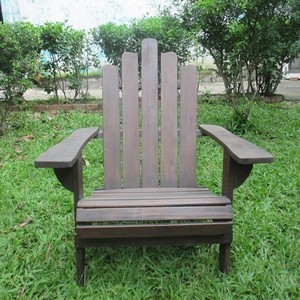 Wood Adirondack Chair Outdoor Chairs Folding Half-Assembled Wooden Folding Chair Garden Beach Outdoor Modern Folding