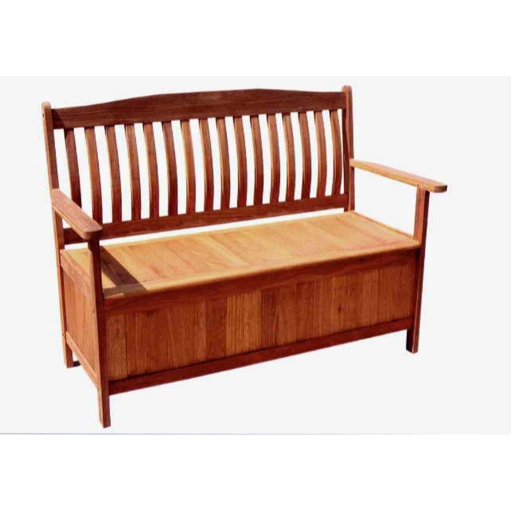 Outdoor Garden Bench With Backrest Patio Storage Wooden Storage Bench Deck Box Loveseat Furniture All Weather Cabinet Seat