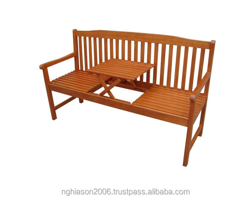 Factory Price Outdoor wooden long bench Public Seating garden patio benches with cheap price