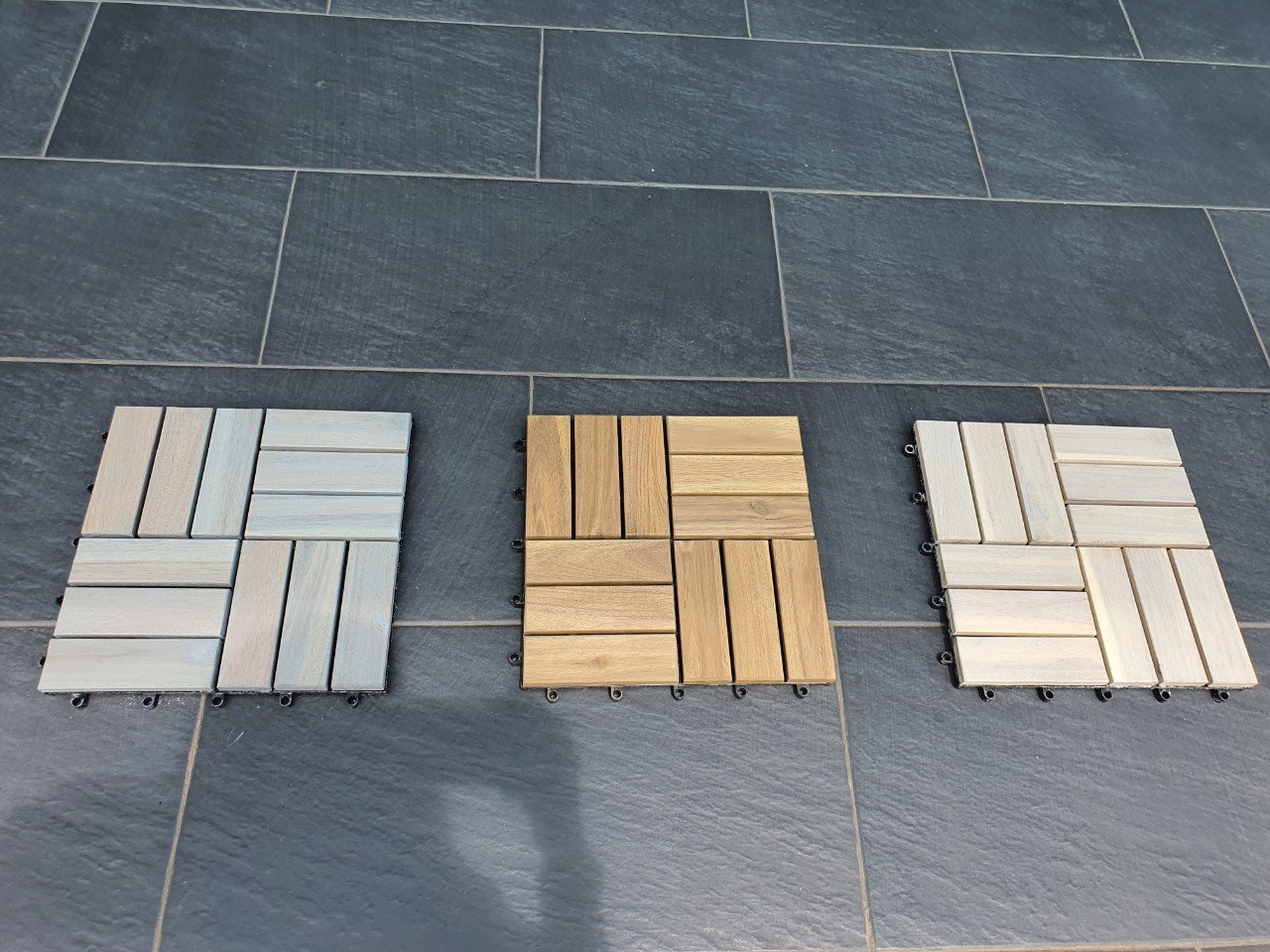 Wholesale Acacia Wood Decking Tiles 12 Slats Square for Indoor and Outdoor Parquet Flooring Decor Garden Patio in Vietnam