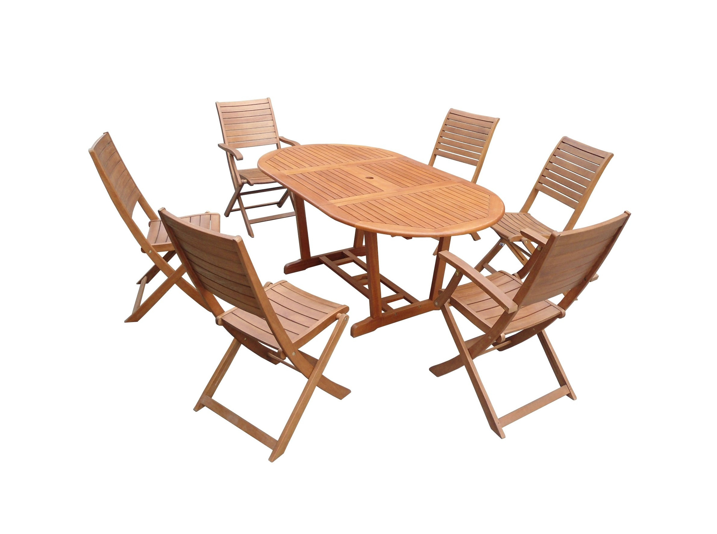 Wholesale Price Acacia Wood Patio Table Set Cheap Outdoor Garden Furniture for Restaurants Wood Material