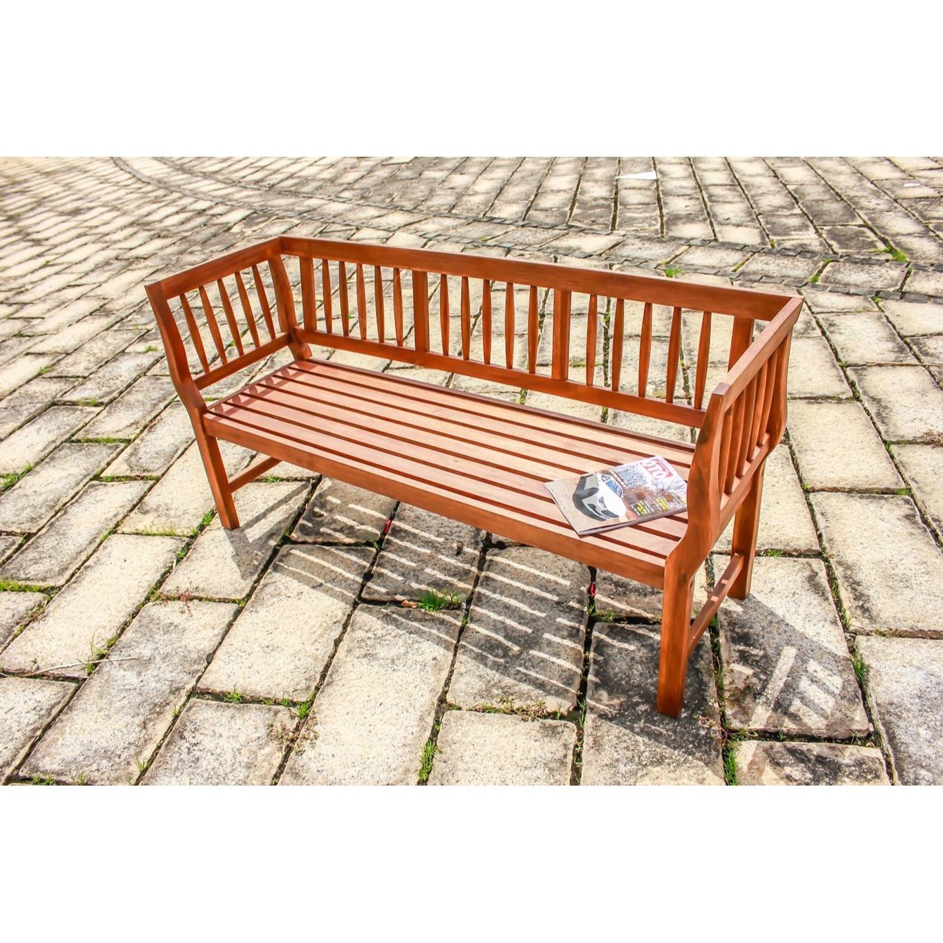 Hot deal 2024 Teak wood bench 2 chairs and table set outdoor chair garden furniture made in Vietnam