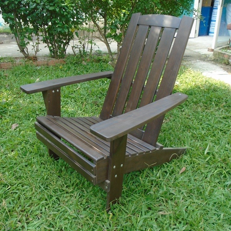 Wood Adirondack Chair Outdoor Chairs Folding Half-Assembled Wooden Folding Chair Garden Beach Outdoor Modern Folding