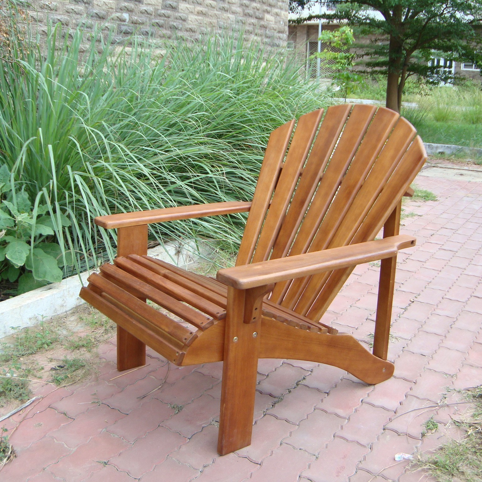 Wood Adirondack Chair Outdoor Chairs Folding Half-Assembled Wooden Folding Chair Garden Beach Outdoor Modern Folding