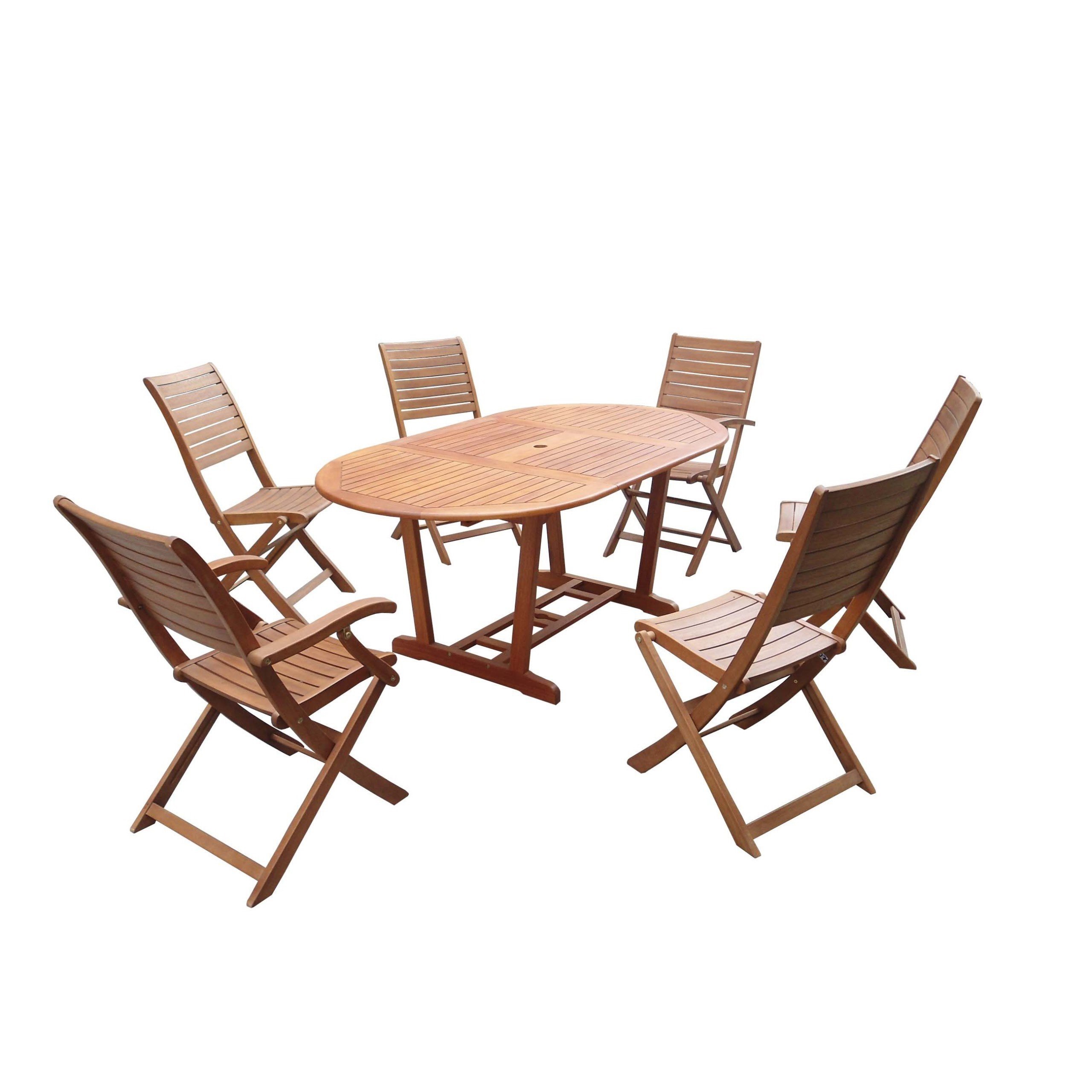 Wholesale Price Acacia Wood Patio Table Set Cheap Outdoor Garden Furniture for Restaurants Wood Material