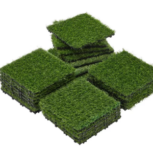 300*300mm outdoor deck tiles, Artificial grass turf , patio deck tiles for courtyard