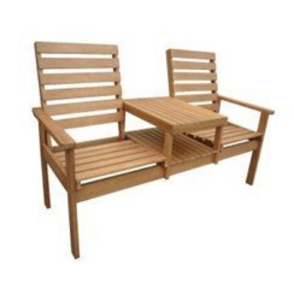 Modern European Style 3-Seater White Wooden Bench for Outdoor Park Street Garden Plaza with Wooden Legs for Patio Seating