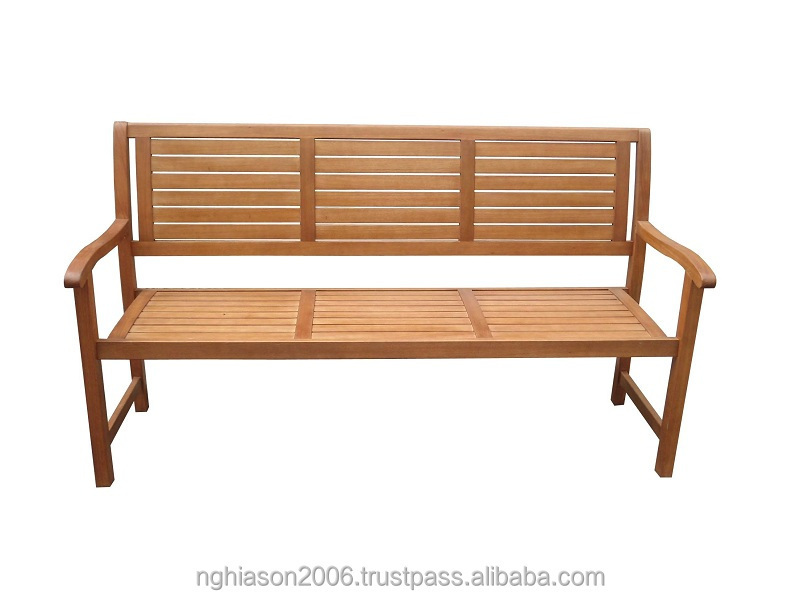 3 SEATER BENCH Wholesale Nordic Cast Iron Benches Modern Park Wooden Bench Seating Furniture Metal Outdoor Patio