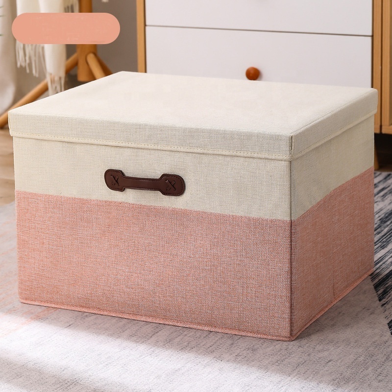 household products hot selling in amazon canvas folding storage bins fabric drawer organizer