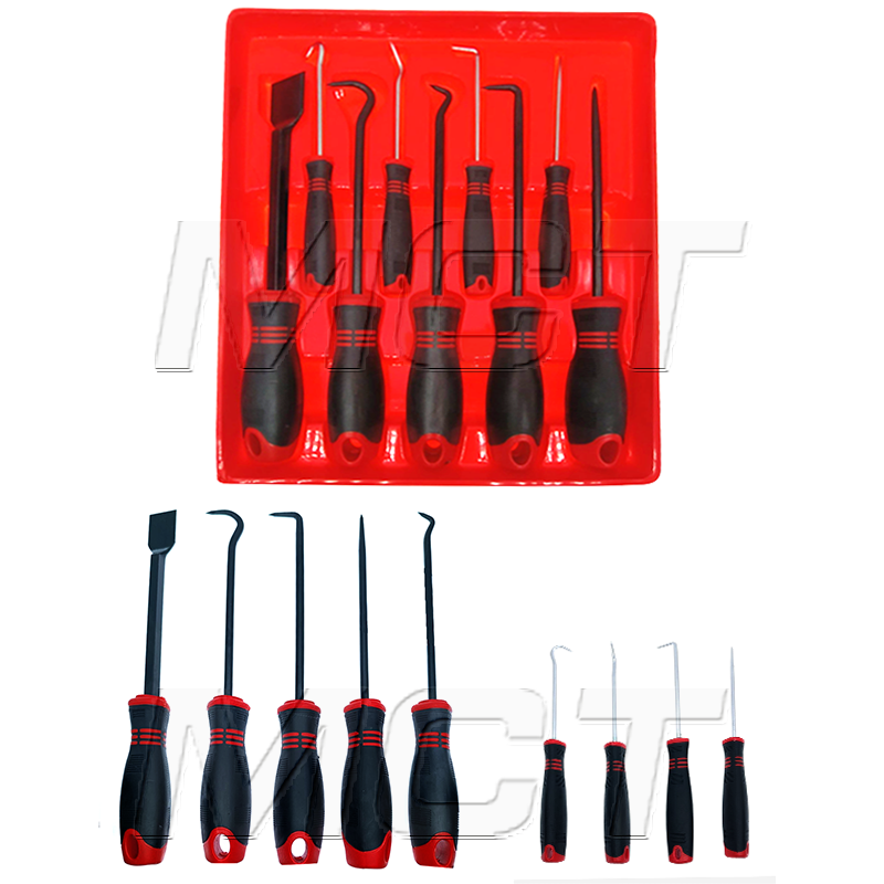 9pcs Car O-ring Oil Seal Removal hooks pick up tool Hook Scraper Kit