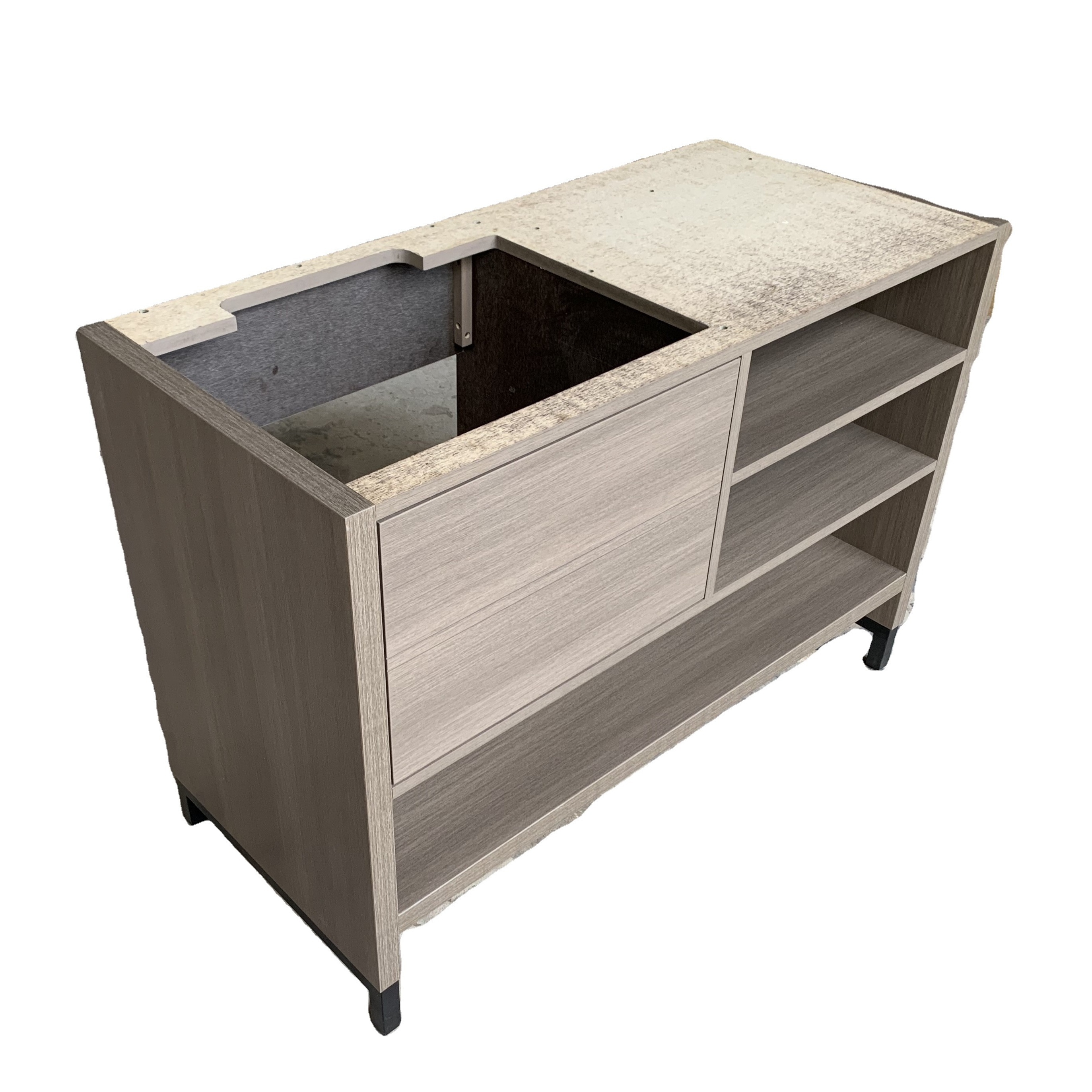 Ngoc Hoang Anh brand - Supplier for hospital furniture and student housing furniture wooden cabinet with hand sink fot bathroom