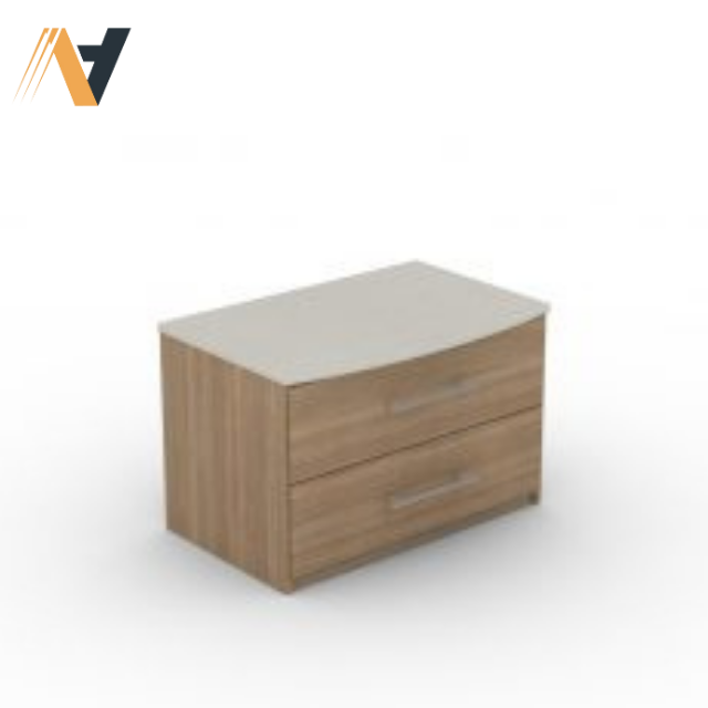 Premium Wooden Nightstand with Contemporary Style and Ample Storage for Hotel and Home Projects