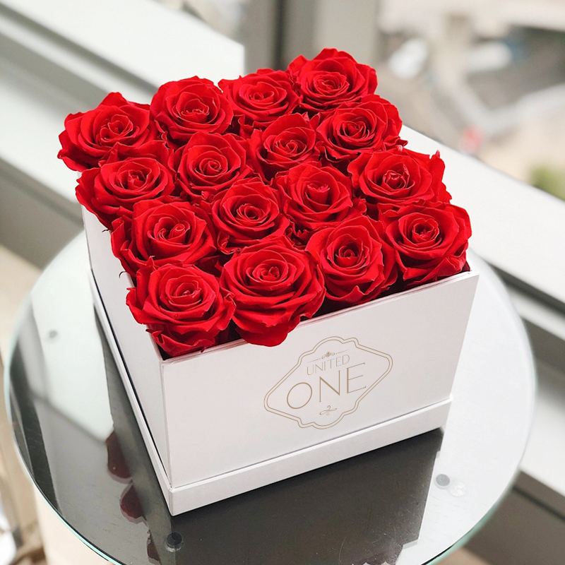 UO Store Hot sell Immortal Gift Rose Box Forever Eternal Roses Preserved Flowers rosa eterna For 2024 Valentines Mother Day Gift