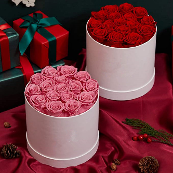 UO Store Hot sell Immortal Gift Rose Box Forever Eternal Roses Preserved Flowers rosa eterna For 2024 Valentines Mother Day Gift