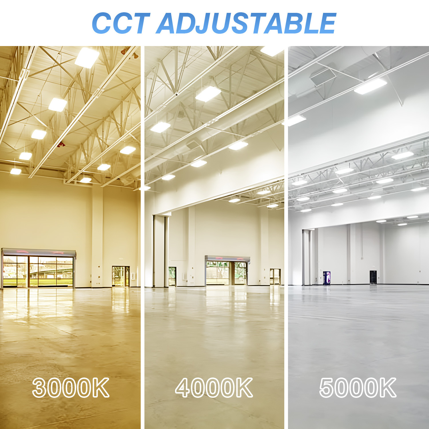 US Stock 100W 150W 200W 240W 300W 400W Linkable Office Warehouse Garage Shop Batten Tubes Fixture Lamp LED Tri-proof Light