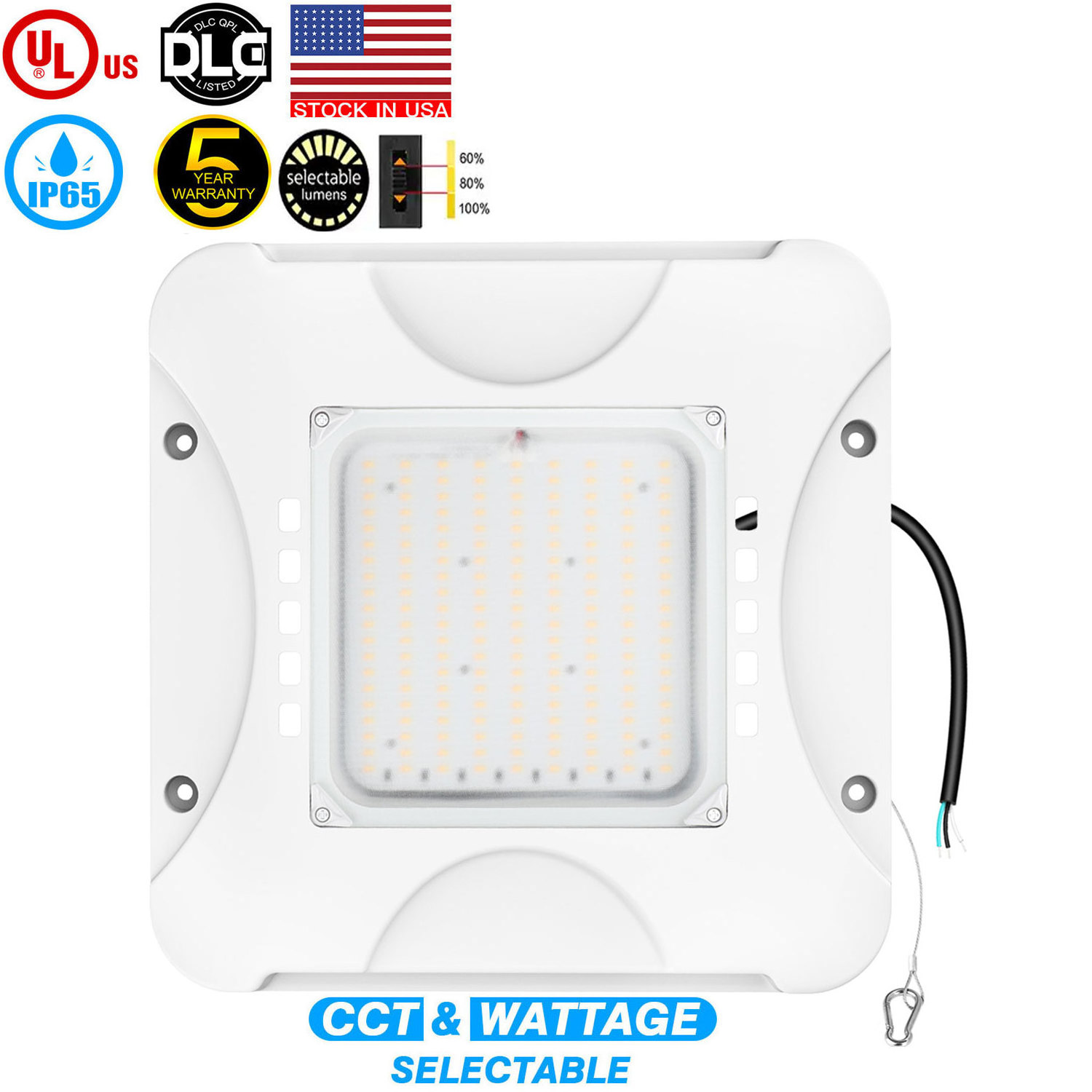 45W 70W 100W 150W 240W IP65 Outdoor Waterproof LED Gas Station Canopy Light