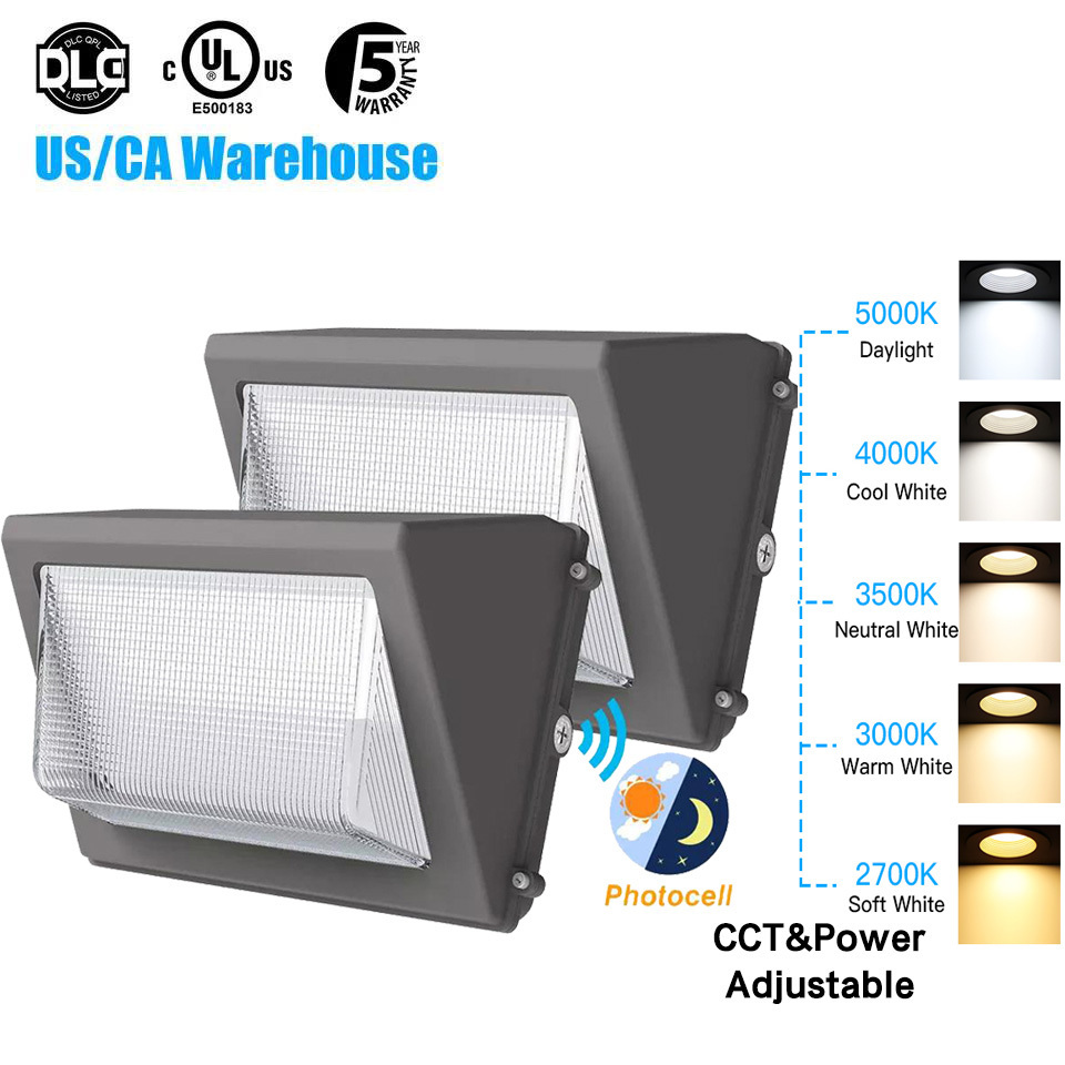 ETL UL DLC approved outdoor led wall pack light wall mounted 90 degree 60w 80w 100w 120w 150w wall pack led light