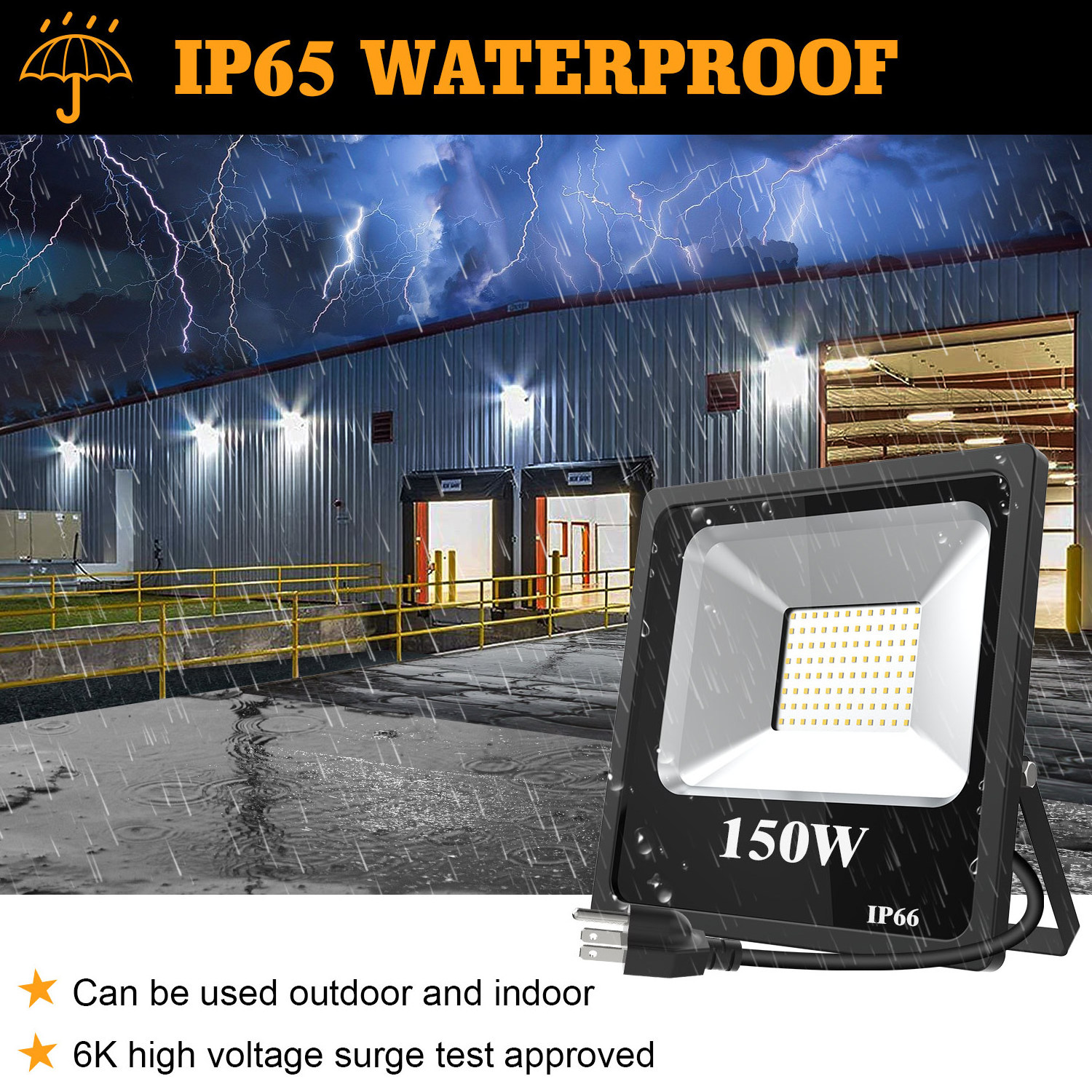 50000hrs Lifespan Led Flood Light Knuckle Style 50watt 60watt 150watt High Power With 5-year Warranty Flexible Led Reflectors