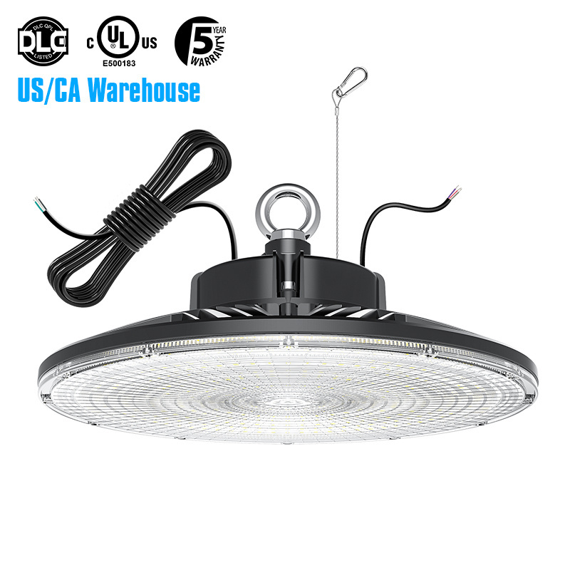 China Manufacturer 5 Year Warranty IP65 Industrial Warehouse Lighting 300W UFO LED High Bay Light