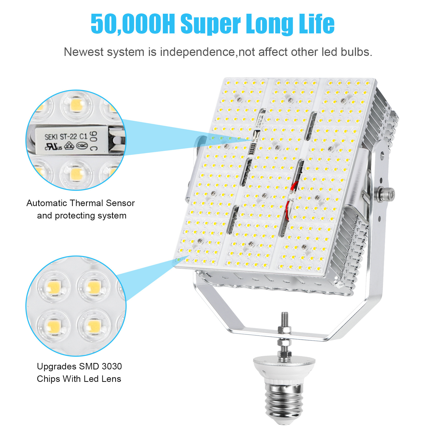 LED Retrofit Kits 400W MH 5000K LED Shoebox Lights 100W 150W 200W 240W 300W Metal Halide Replacement Gas Station Street Lights