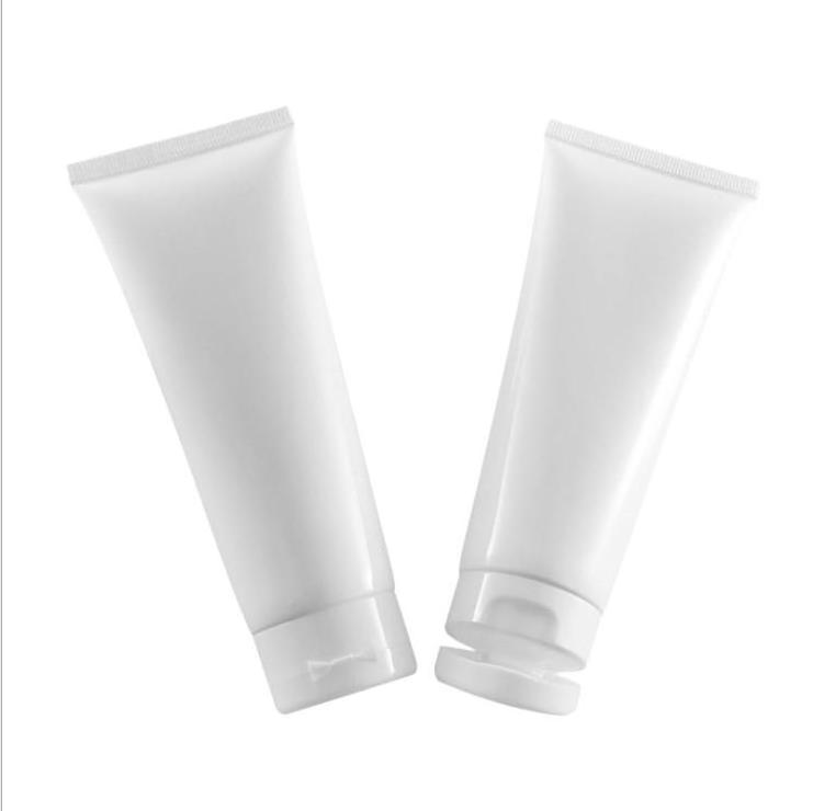 Wholesale Customized Empty Printing LOGO Squeeze Cosmetic Hand Cream Plastic soft Tube Black Packaging