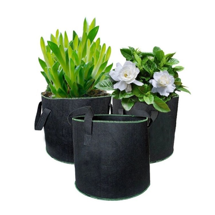 10 25 100 gallon hanging felt vegetable potato garden mushroom plant grow bags flower pot